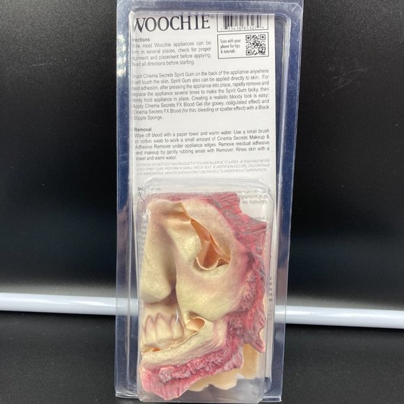 Woochie by Cinema Secrets Blasted Face Latex Appliance One Size Item# WO610 - Picture 2 of 2